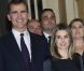 Letizia d'Espagne et Felipe ont assisté aux Prix du journalisme Francisco Cerecedo à Madrid le 2 novembre 2011