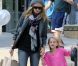 Heidi Klum dans les rues de Los Angeles accompagnée de son adorable fille
