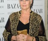Judi Dench lors de la soirée Harper's Bazaar à Londres, le 7 novembre 2011