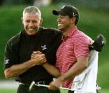 Tiger Woods et Steve Williams le 29 mars 2009 à Orlando