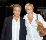 Muriel Robin et Christian Clavier, à Nice, le 6 octobre 2011.