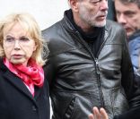 Pascal Greggory à l'enterrement de Loulou de la Falaise