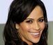 L'actrice Paula Patton au salon de l'auto de Los Angeles, pour dévoiler le dernier modèle BMW. Le 15 novembre 2011.