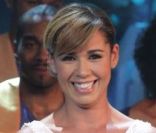 Chimène Badi sur le tournage des Années Bonheur