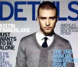 Le beau gosse Justin Timberlake fait la Une du magazine Details. Avril 2007.<br />