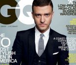 Justin Timberlake, élégant en costume trois pièces pour faire la couv\' de GQ. Mars 2009.<br />