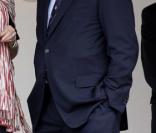 Le prince Albert de Monaco avec sa soeur Caroline et son mari