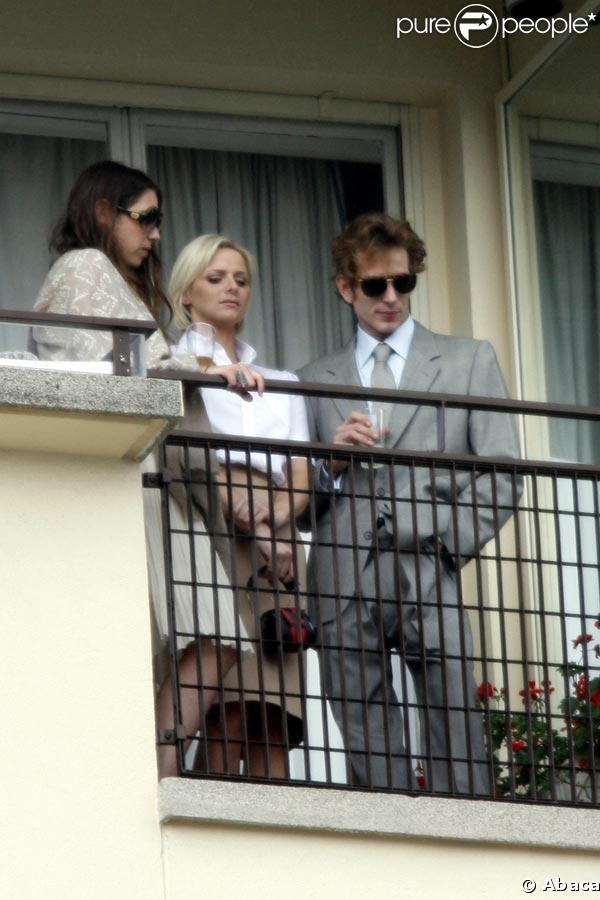 Tatiana Santo Domingo, Charlene Wittstock et Andrea Casiraghi