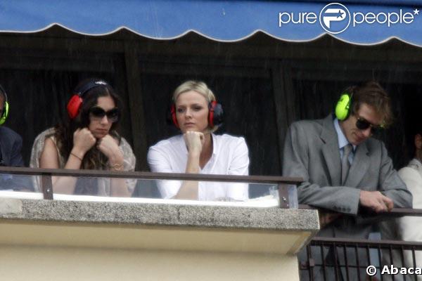 Tatiana Santo Domingo, Charlene Wittstock et Andrea Casiraghi
