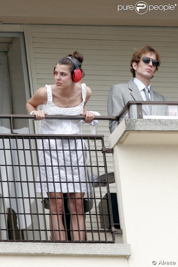 Charlotte Casiraghi et son frère Andrea