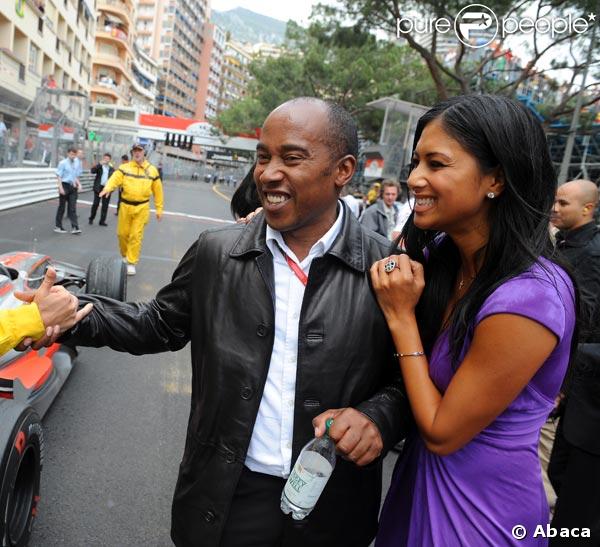 Nicole Scherzinger et le père de Lewis Hamilton, Anthony