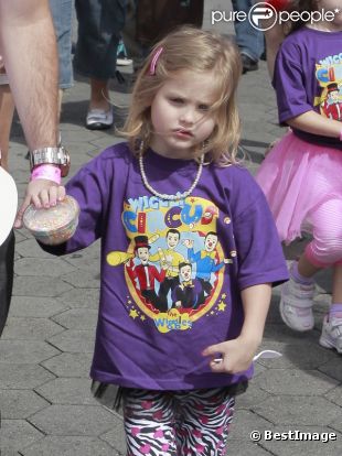 La petite Danielynn, fille d'Anna Nicole Smith, en août 2010 à Los Angeles