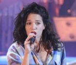 Aylin Prandi lors de l'enregistrement de l'émission Les années Bonheur, diffusée le 10 décembre 2011 sur France 2