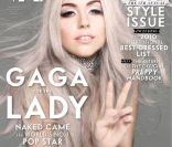 Lady Gaga en couverture de  Vanity Fair , shootée par Nick Knight, septembre 2010.