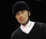 Nicolas Canteloup lors du coup d\'envoi des Gucci Masters, à Villepinte, le 1er décembre 2011.
