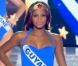 Les 33 Miss régionales lors du défilé en maillot de bain Wonder Woman, samedi 3 décembre 2011, à Brest. Election de Miss France 2012