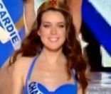 Les 33 Miss régionales lors du défilé en maillot de bain Wonder Woman, samedi 3 décembre 2011, à Brest. Election de Miss France 2012