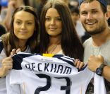 Les fans australiens sont venius admirer David Beckham le 6 décembre 2011 à Melbourne