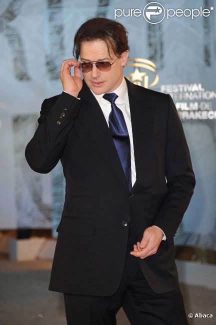 Brendan Fraser au Festival international du film de Marrakech, le 6 décembre 2011.