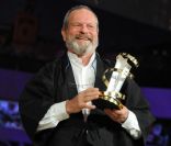 Terry Gilliam reçoit son hommage au Festival international du film de Marrakech, le 6 décembre 2011.