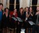Philippe Bresson, Alain Chamford, Zoé Felix, Irene Jacob, Hanna Schygulla et Zaza Fournier à la présentation du projet ElleSonParis, au ministère de la Culture, à Paris, le 7 décembre 2011.
