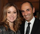 Sasha Alexander et Massimo Leonardelli lors du dîner organisé en hommage à Carlo Ponti, à Rome en Italie, le 12 décembre 2011