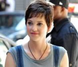 Anna Faris sur le tournage de The Dictator, à New York le 12 juillet 2011.