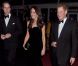 Le prince William, la duchesse Catherine et le prince Harry sur le tapis rouge de la soirée A Night of Heroes pour les Sun Military Awards, à l'Imperial War Museum de Londres, le 19 décembre 2011.