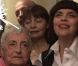 Mireille Mathieu célèbre en famille les 90 ans de sa maman Marcelle-Sophie à Coudekerque-Branche, le 17 décembre 2011. 