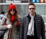 David Arquette et sa nouvelle compagne Christina McLarty le 20 décembre 2011 dans les rues de New York