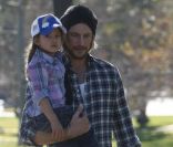 Gabriel Aubry et sa file Nahla très complice le 28 décembre 2011 à Los Angeles