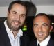 Bruce Toussaint et Nikos Aliagas chez Europe 1 en novembre 2011