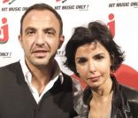 Nikos Aliagas quand il était encore chez NRJ en février 2010 aux côtés de Rachida Dati