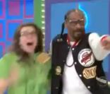 Fou de joie, Snoop Dogg dans le Juste Prix le 2 janvier 2012