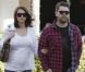 Jack Osbourne et sa fiancée Lisa Stelly enceinte se baladent à Los Angeles, le 3 janvier 2012 