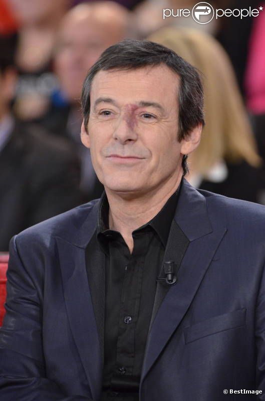 Jean-Luc Reichmann lors de l'émission Vivement Dimanche enregistrée le 4 janvier 2012 au Studio Gabriel à Paris