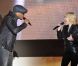 JoeyStarr et Nicoletta lors de l'émission Vivement Dimanche enregistrée le 4 janvier 2012 au Studio Gabriel à Paris