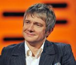 Martin Freeman lors de l'enregistrement de l'émission The Graham Norton Show à Londres le 5 janvier 2012
