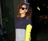 Triste et préoccupée, Rihanna va se faire tatouer à Los Angeles le 5 janvier 2012