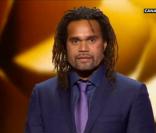 Christian Karembeu le 9 janvier 2012 à Zurich lors la cérémonie du Ballon d'Or