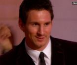 Lionel Messi, Ballon d\'Or 2012 à Zurich le 9 janvier 2012 <br />