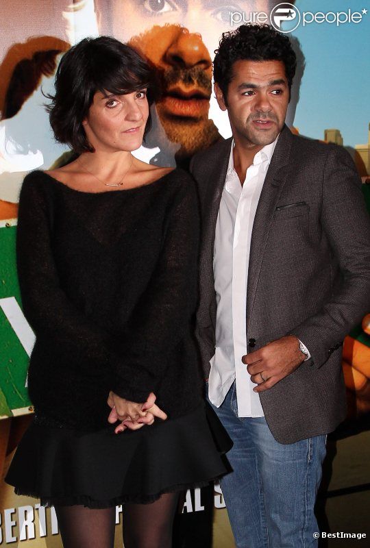 Florence Foresti et Jamel Debbouze, en novembre 2011 à Paris.