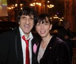 Shirley et Dino lors du gala mécénat chirurgie cardiaque au grand Hôtel à Paris, le 9 janvier 2012