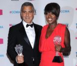 George Clooney et Viola Davis au Critics\' Choice Awards, à Los Angeles le 12 janvier 2012.