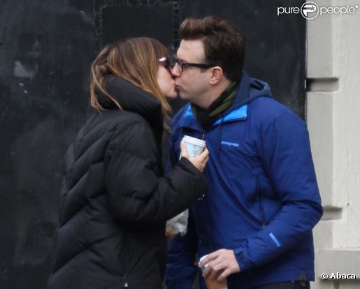 Olivia Wilde et Jason Sudeikis dans les rues de New York le 14 janvier 2012