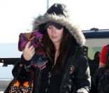 C\'est bien Megan Fox qui va déposer ses valises à Paris, arrivée qui coïncide avec le début de la fashion week. Los Angeles, le 17 janvier 2012.