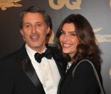Antoine de Caunes et Daphné Roulier lors de la soirée GQ des hommes de l'année au Ritz à Paris le 18 janvier 2012