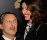 Antoine de Caunes et Daphné Roulier lors de la soirée GQ des hommes de l'année 2011 au Ritz à Paris le 18 janvier 2012