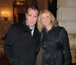 Jean Dujardin et Alexandra Lamy lors de la soirée GQ des hommes de l'année 2011 au Ritz à Paris le 18 janvier 2012