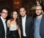 Kyan Khojandi et l'équipe de Bref lors de la soirée GQ des hommes de l'année 2011 au Ritz à Paris le 18 janvier 2012